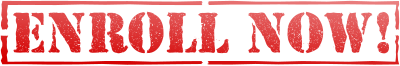 "Enroll Now" Stamp clipart