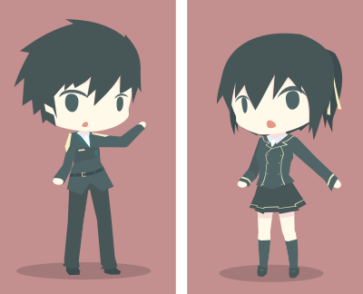 ENTJ Boy & Girl clipart