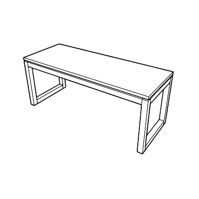 Entryway Bench clipart