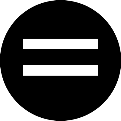 Equals Black Circle clipart
