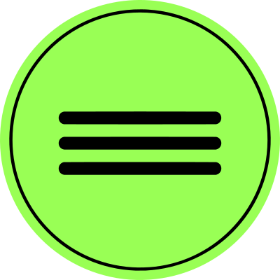 Equivalence symbol vectorized clipart
