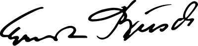 Ernst Busch Signature clipart