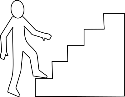 Escalier / staircase clipart