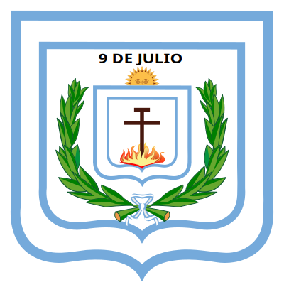 Escudo de la Municipalidad de 9 de Julio clipart