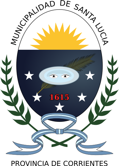 Escudo de la Municipalidad de Santa Lucía clipart