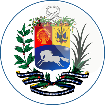 Escudo de la Republica Bolivariana de Venezuela clipart