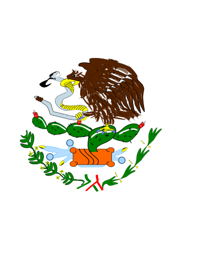 Escudo Nacional de Mexico clipart
