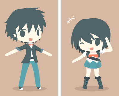 ESFP Boy & Girl clipart