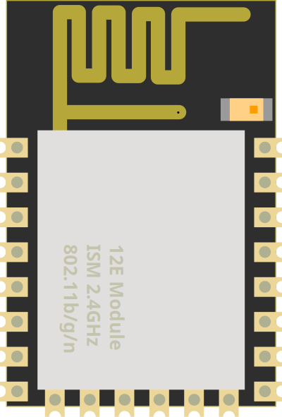 ESP-12E like WiFi Module clipart