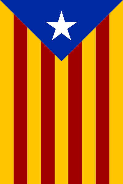 Estelada vertical clipart