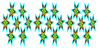 Estrellas (stars) clipart