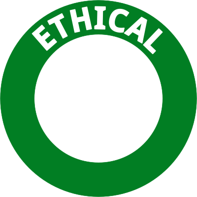 Ethical vegan profile frame clipart
