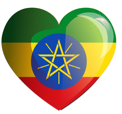 Ethiopia heart clipart