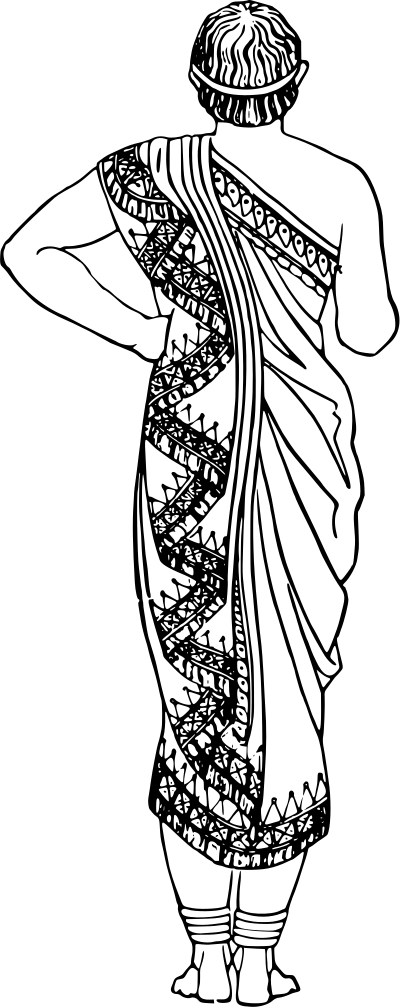 Etruscan attire clipart