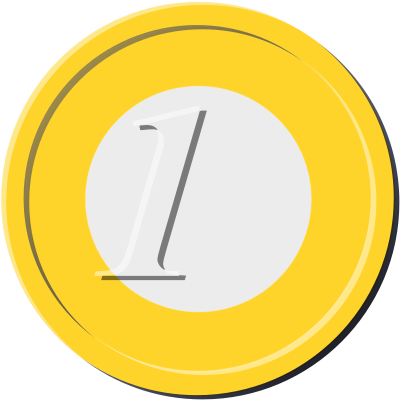 Euro coin clipart