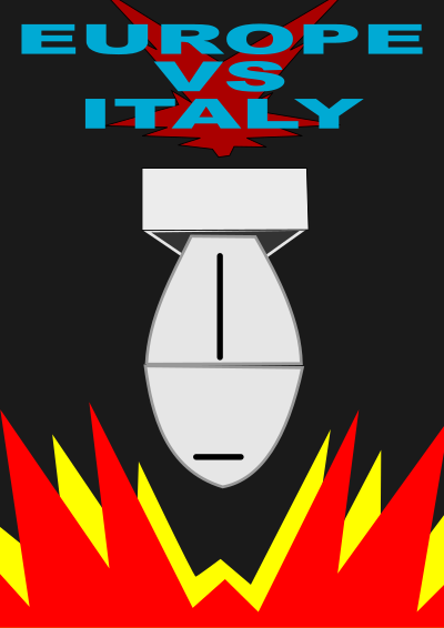 EUROPA VS ITALY clipart