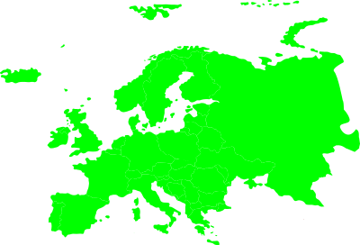 European continent clipart