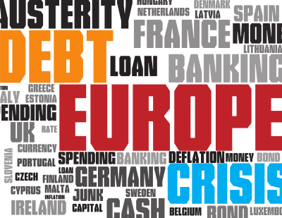 European debt crisis word cloud clipart