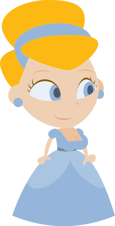 European Princess clipart