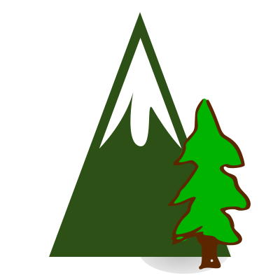 Evergreen Mountain clipart