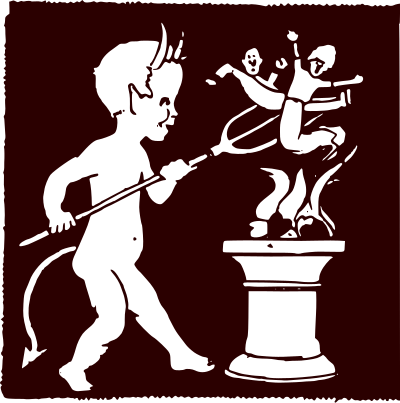 Evil Cupid: Fire clipart