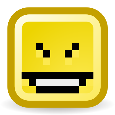 Evil Face clipart