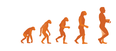Evolution Steps clipart