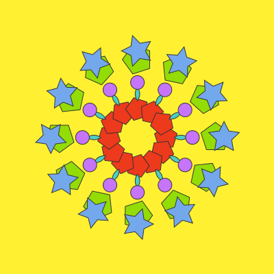 Example Generated Mandala 1 clipart