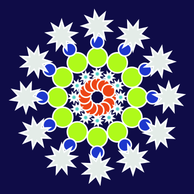 Example Generated Mandala 3 clipart