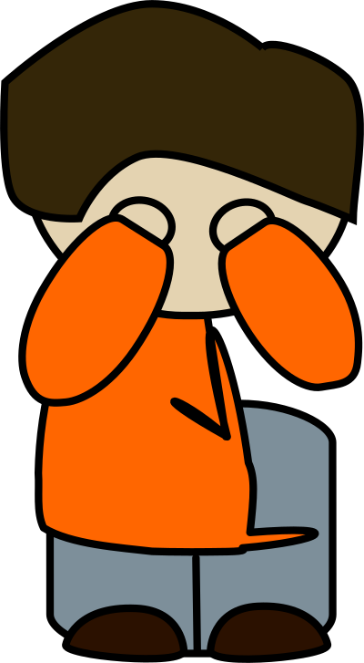 Exasperation clipart
