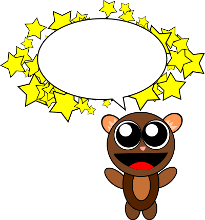 Exclamation Bear clipart