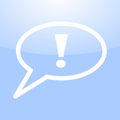 Exclamation icon clipart