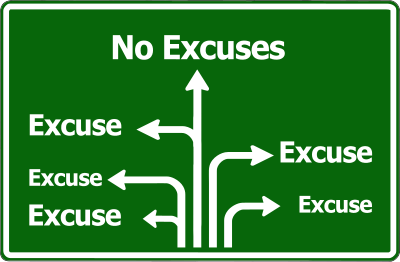 Excuses Sign clipart