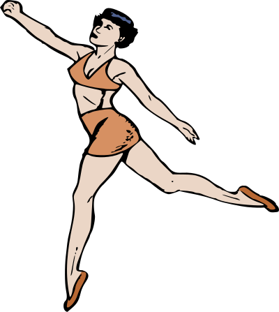 Exercise Lady clipart