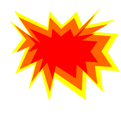 Explode-(Color) clipart