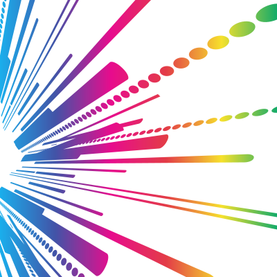 Exploding stripes clipart