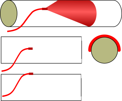 Explosive charge on steel clipart