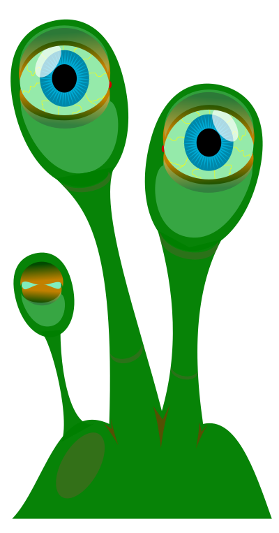 Extraterrestrial Eye Plant clipart