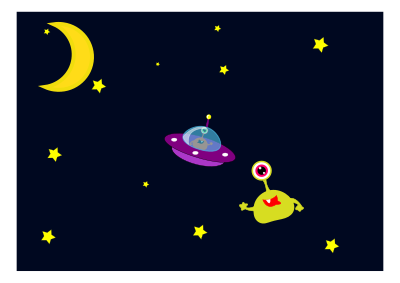 Extraterrestrial space clipart