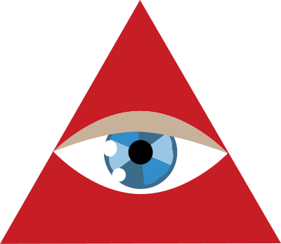 Eye in triangle clipart