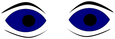 Eye Right Look clipart