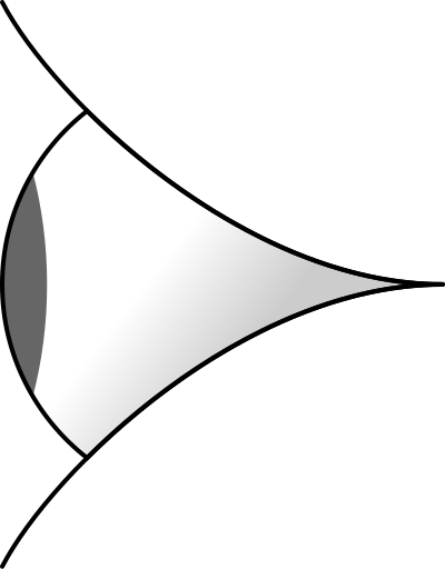 Eye side view clipart