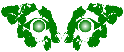 Eye,green, clipart