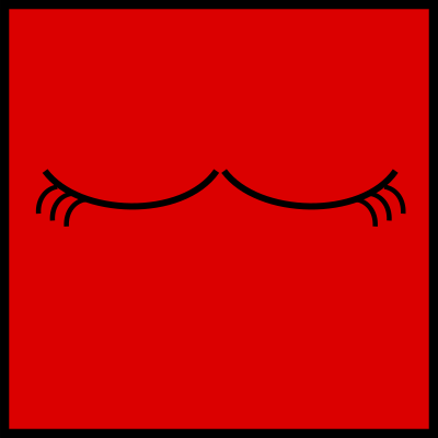 Eyes asleep clipart
