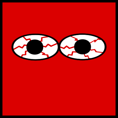 Eyes bloodshot clipart