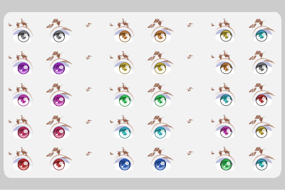 Eyes Manga Anime - 4 clipart