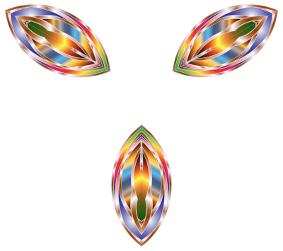 Eyes Of Flaming Gold clipart