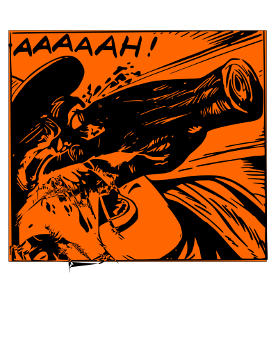 Eyes of horror clipart