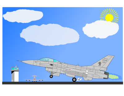 F-16 clipart