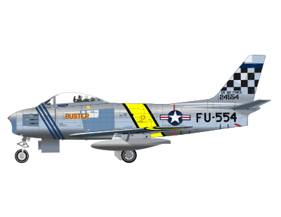 F-86F FIGHTER clipart